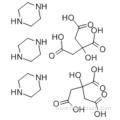 Piperazine, 2-hydroxy-1,2,3-propanetricarboxylate (3:2) CAS 144-29-6